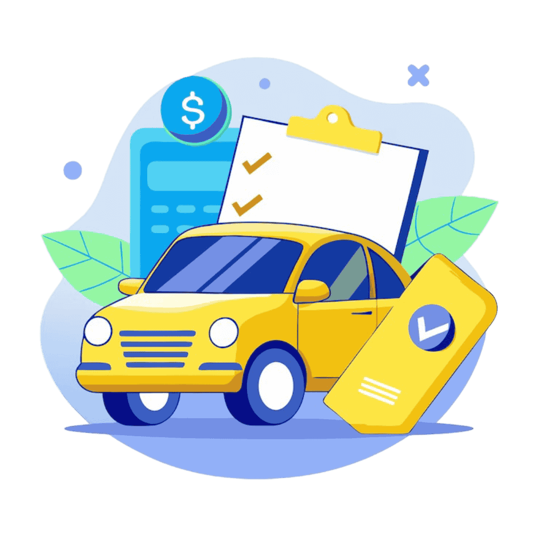 Car loan application and eligibility process illustration by Sakthi Associates - Car Loan Madurai
